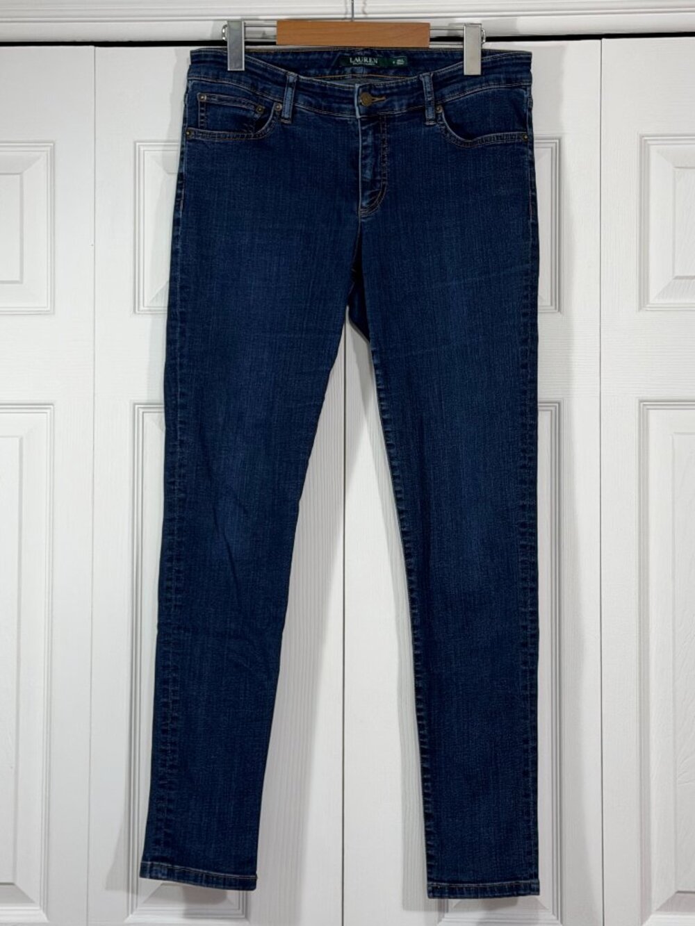 Lauren Ralph Lauren Modern Skinny Jeans – Raw Indigo